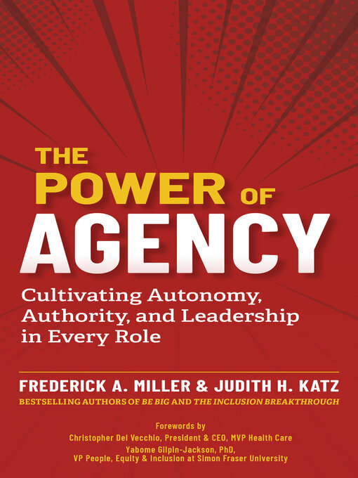 Title details for The Power of Agency by Frederick A. Miller - Wait list